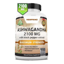 Pure Organic Ashwagandha Capsules 2100mg Vegan KSM-66 Capsules